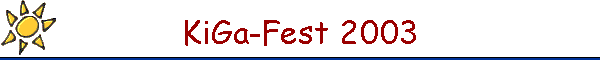 KiGa-Fest 2003